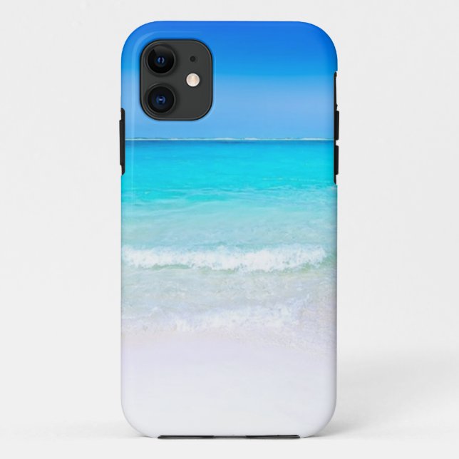 Türkisblau Wasser Ozean Waves Handy Case (Rückseite)