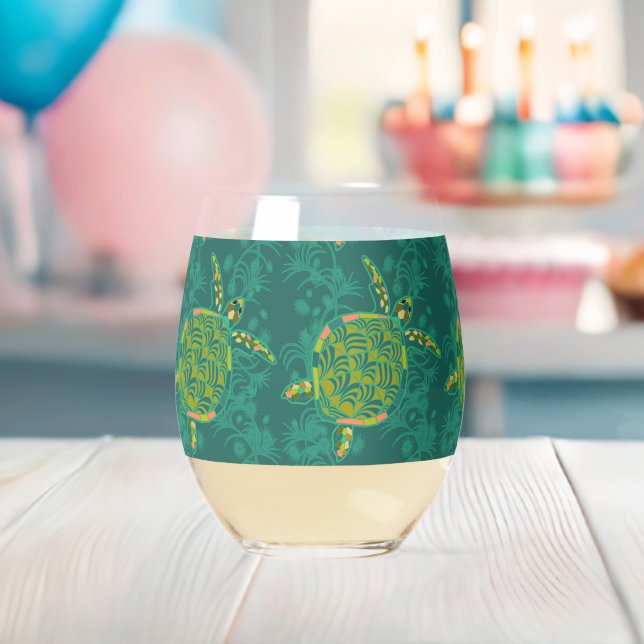 Türkisblau Weinglas Ohne Stiel (Insitu (Baby Party))