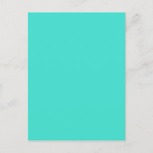 Türkisblaue Farbe grün-blau Postkarte
