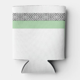 Türkisblaue geometrische Hochzeit Dosenkühler