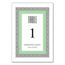 Türkisblaue geometrische Hochzeit