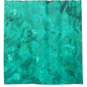 Türkisblaue Meereswelle Türkischer Hintergrund Duschvorhang