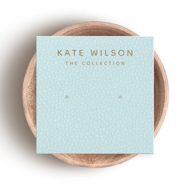 Türkisblaue Ombre Stuhlkarton-Erd-Display-Karte (Von Creator hochgeladen)