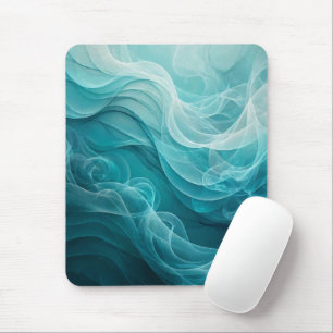 Türkisblauer Meer Himmel Wirbelnder Traum Mousepad