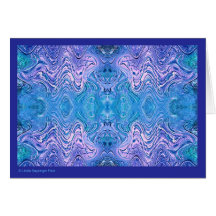 Türkisblaues Abstraktes Glas