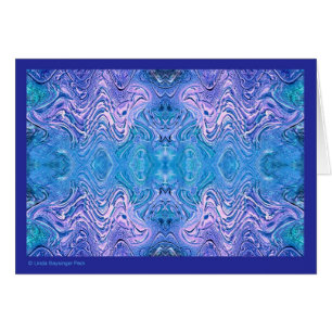 Türkisblaues Abstraktes Glas