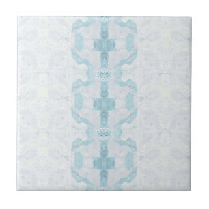 Türkisblaues Aqua-Rautengeometrie Fliese