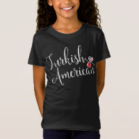 Türkisch-amerikanisches Hemd "Entwinted Hearts"