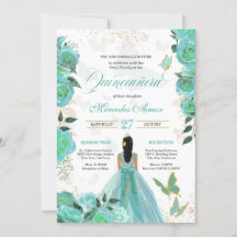 Türkisch Aquamarine blaue Rose Schmetterling Quinc