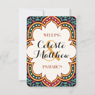 Türkisch-arabisch-marokkanische Hochzeit oder Part Einladung