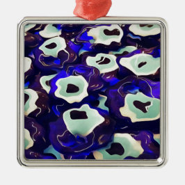 Türkisch Boncuk Eye Shaped Amulet Bizarre Art Silbernes Ornament