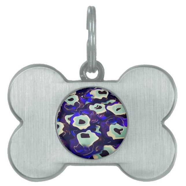 Türkisch Boncuk Eye Shaped Amulet Bizarre Art Tiermarke (Vorderseite)