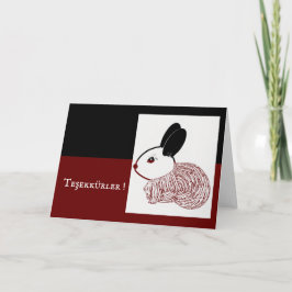 Türkisch Dankeskarte