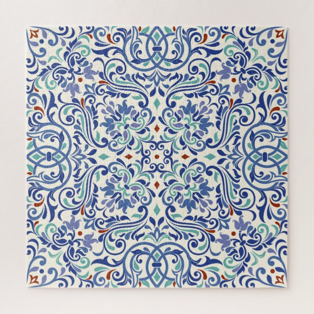 Türkisch farbig: Endlose Tile Elegance. (Vertikal)