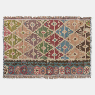 Türkisch Kilim Tepet Rug Decke