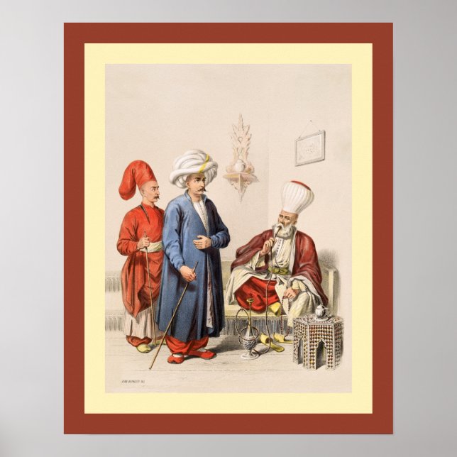 Türkisch~Osmanisches Reich~ Istanbul~ Jean Brindes Poster (Vorne)