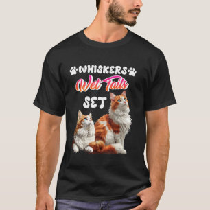 Türkisch Van Katze SCHNURRBART NASSER SCHWANZ SET T-Shirt