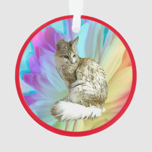 Türkische Angora-Katze Ornament