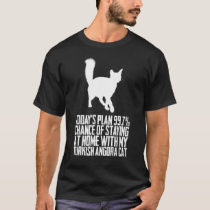 Türkische Angorakatzen - Türkische Angora - Türkis T-Shirt