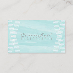 Türkische Aquarell Deko Business Card Visitenkarte