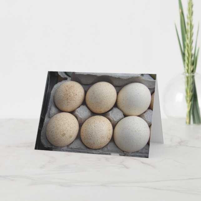 Türkische Eier Karte (Vorderseite)