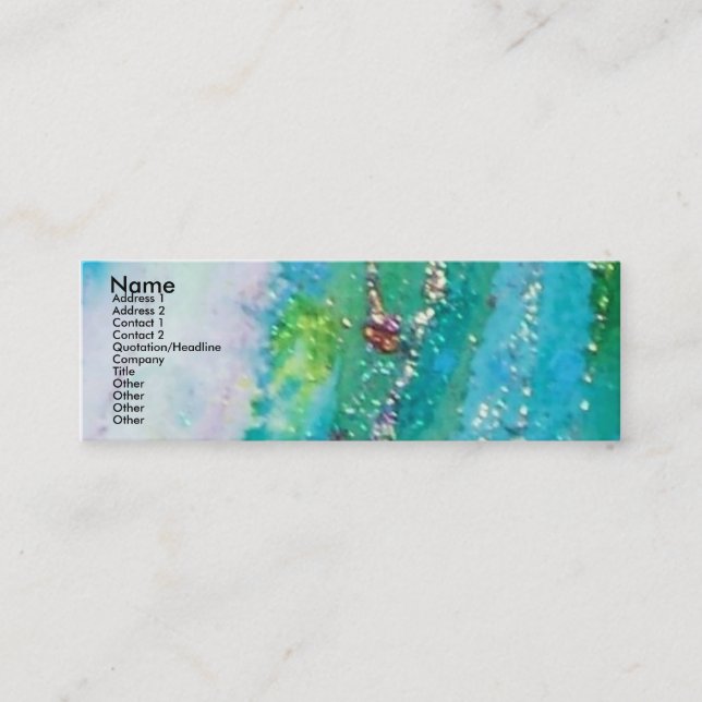 TÜRKISCHE FAIRE - Detail 2 Mini Visitenkarte (Vorderseite)