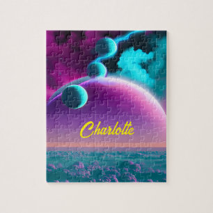 Türkische Fantasien über Lila Planeten