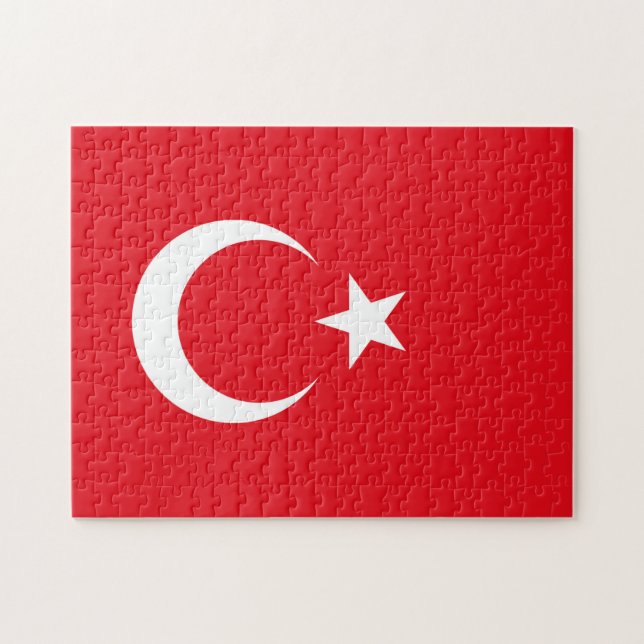 Türkische Flagge (Horizontal)