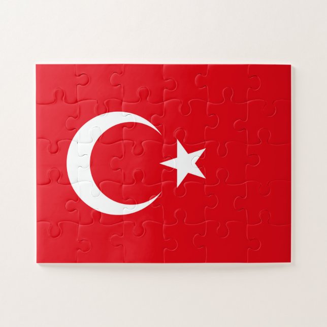 Türkische Flagge (Horizontal)
