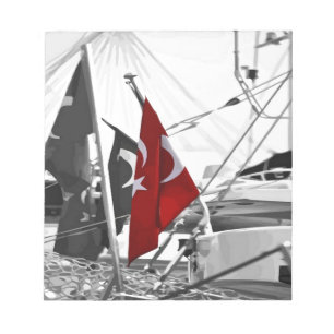Türkische Flagge - Al Sancak Notizblock
