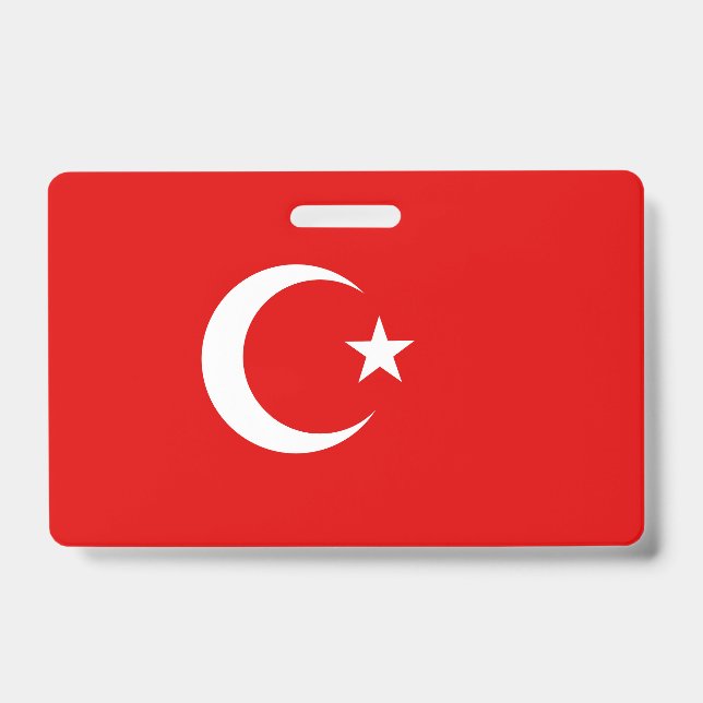 Türkische Flagge Ausweis (Vorderseite)