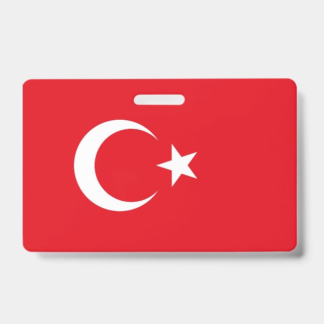Türkische Flagge Ausweis (Vorderseite)