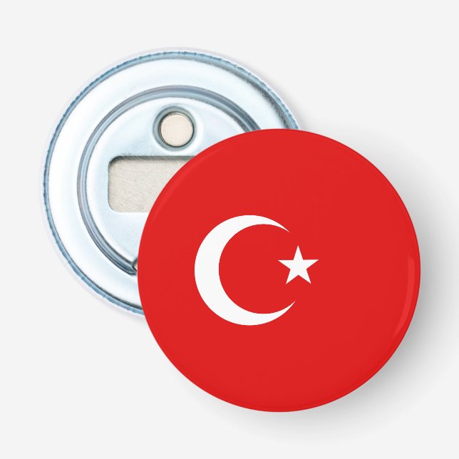 Türkische Flagge Flaschenöffner (Vorderseite)