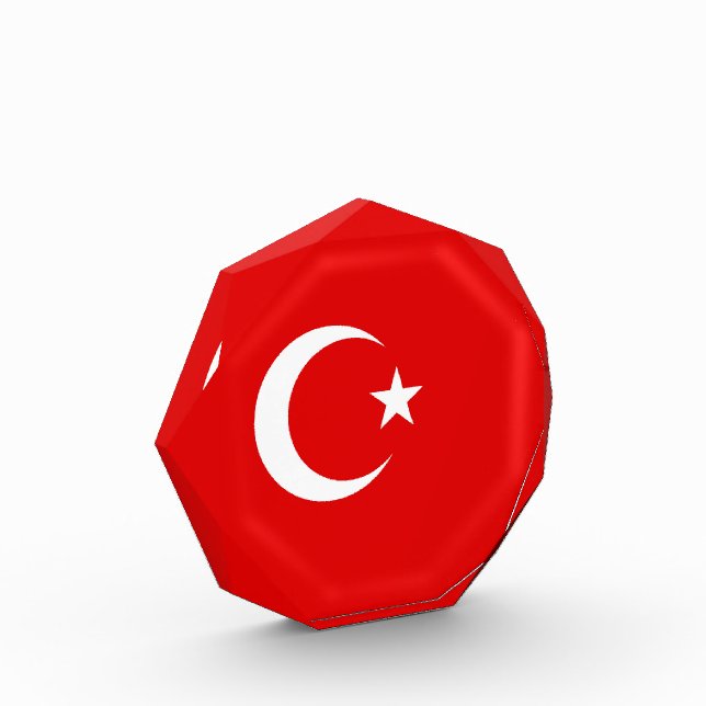 Türkische Flagge Fotoblock (Links)