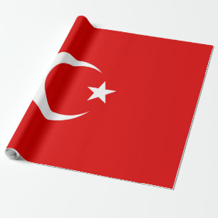 Türkische Flagge Geschenkpapier
