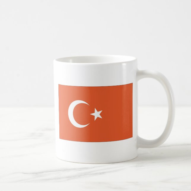 Türkische Flagge Kaffeetasse (Rechts)