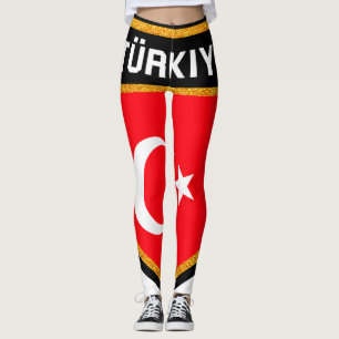 Türkische Flagge Leggings