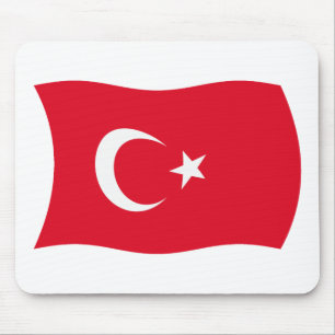 Türkische Flagge Mousepad