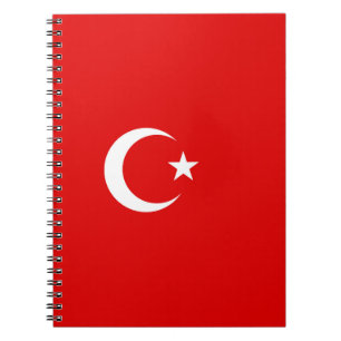 Türkische Flagge Notizblock