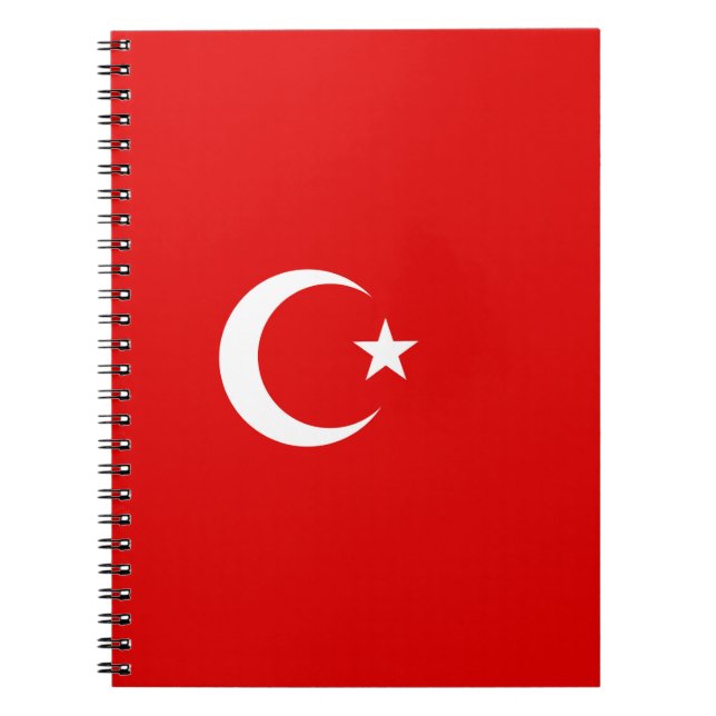Türkische Flagge Notizblock (Vorderseite)