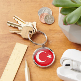 Türkische Flagge Schlüsselanhänger
