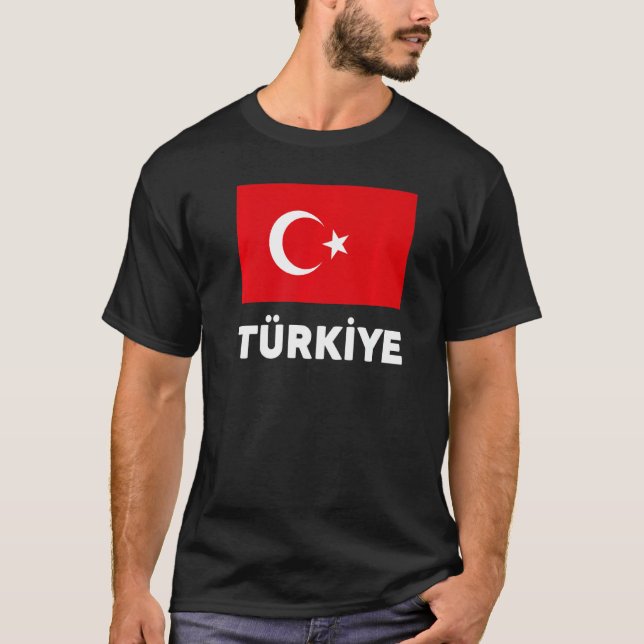 Türkische Flagge T-Shirt (Vorderseite)