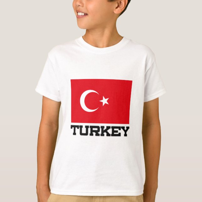 Türkische Flagge T-Shirt (Vorderseite)