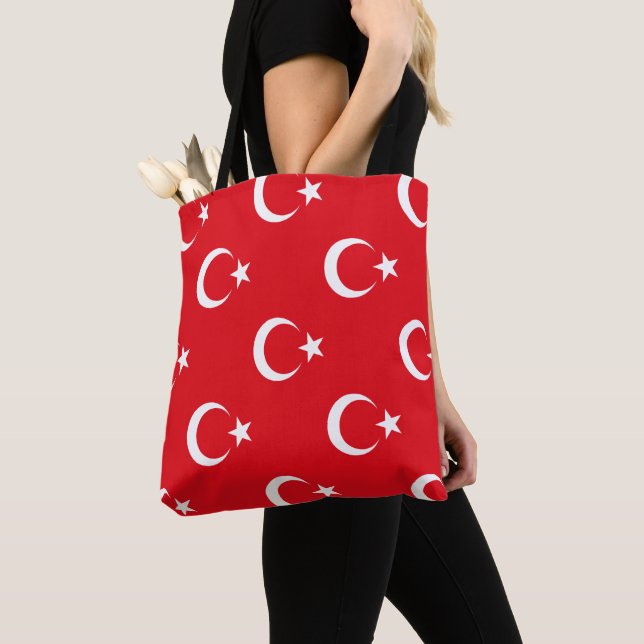 Türkische Flagge Tasche (Von Nahem)