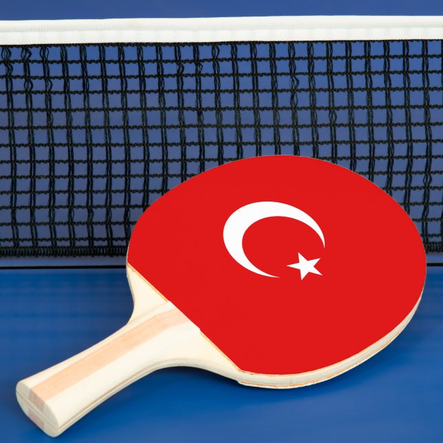 Türkische Flagge Tischtennis Schläger (InSitu)