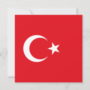 Türkische Flagge (Türkei) Karte
