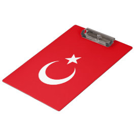Türkische Flagge (Türkei) Klemmbrett