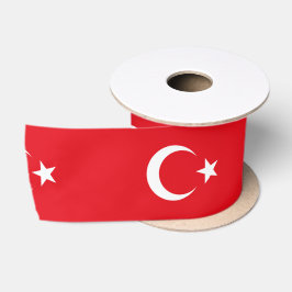 Türkische Flagge (Türkei) Satinband