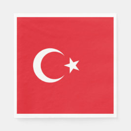 Türkische Flagge (Türkei) Serviette