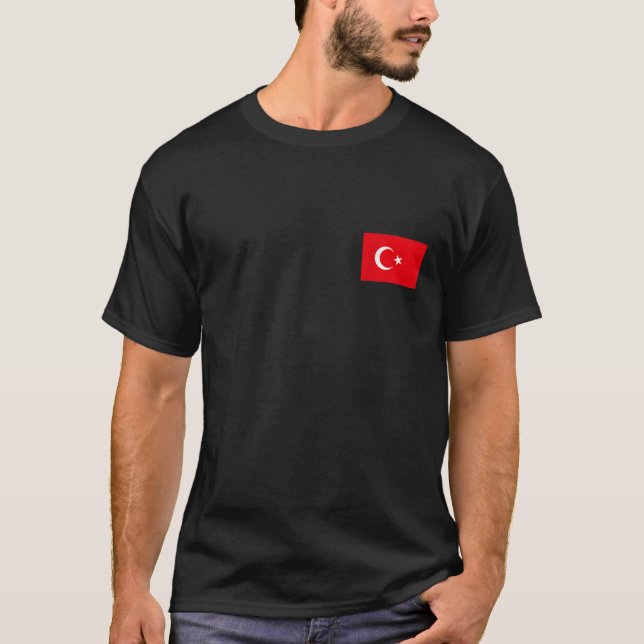 Türkische Flagge Turkiye Cool türkische Flaggen Ge T-Shirt (Vorderseite)